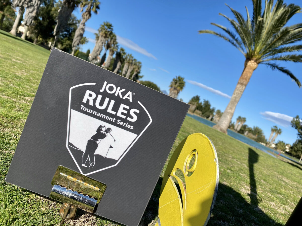 Abschlagtafel JOKA Rules